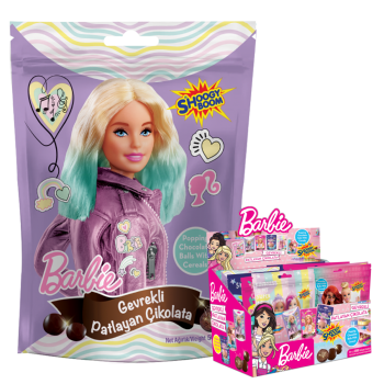 Barbie Gevrekli Patlayan Çikolata Topları  (50g)